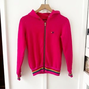 AVIATOR NATION pink zip up hoodie